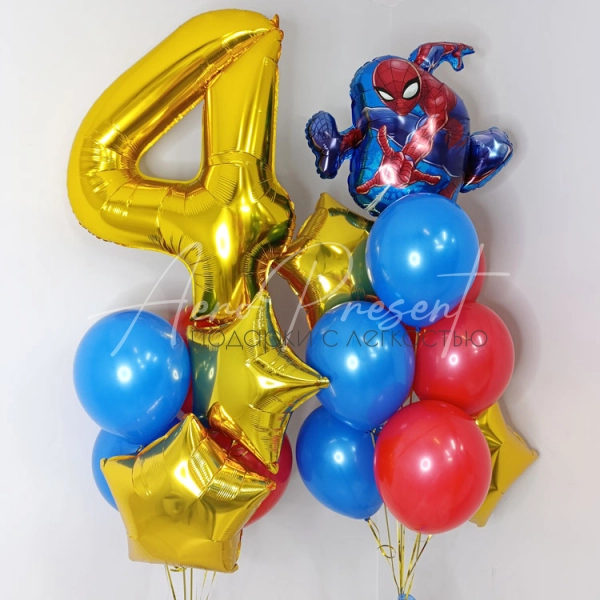 Набор "Человек Паук и цифра"