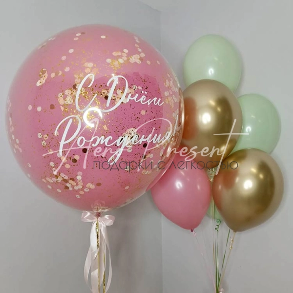 Набор шаров "Цветочный сад"