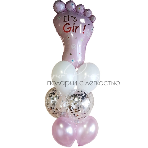 Букет "Пяточка и конфетти"