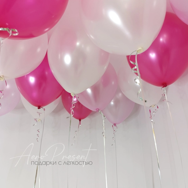 Жемчуг, Розовый, Фуксия металлик