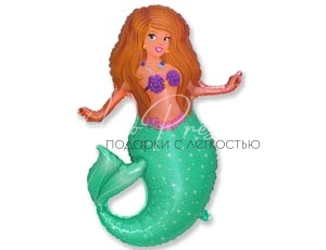 Русалочка, фольгированный шар