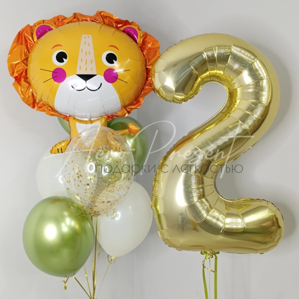 Набор "Львенок с цифрой"