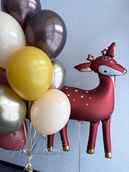 Композиция "Новогодний олень"