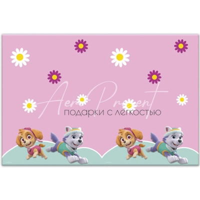 Скатерть п/э Щен Патруль Эверест1,2х1,8м