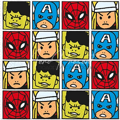 Салфетка Мстители Комикс 33см 20шт