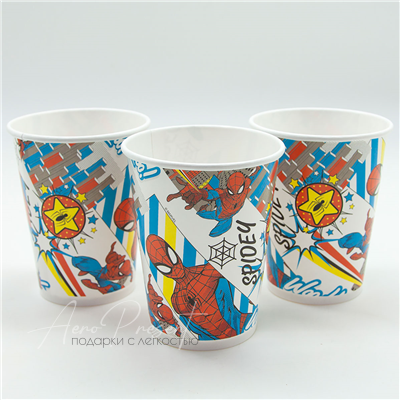Набор стаканов Человек-Паук 250мл 6шт