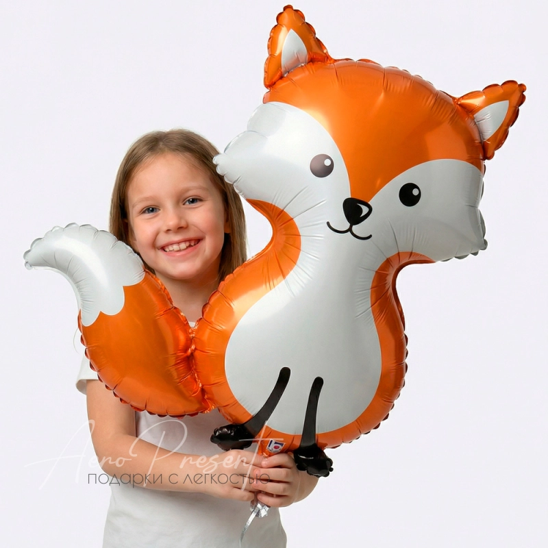 Лисичка, фольгированный шар