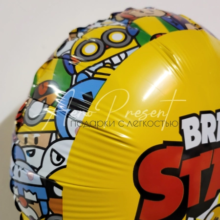 Герои Brawl Stars, фольгированный шар