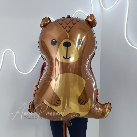Медвежонок, фольгированный шар