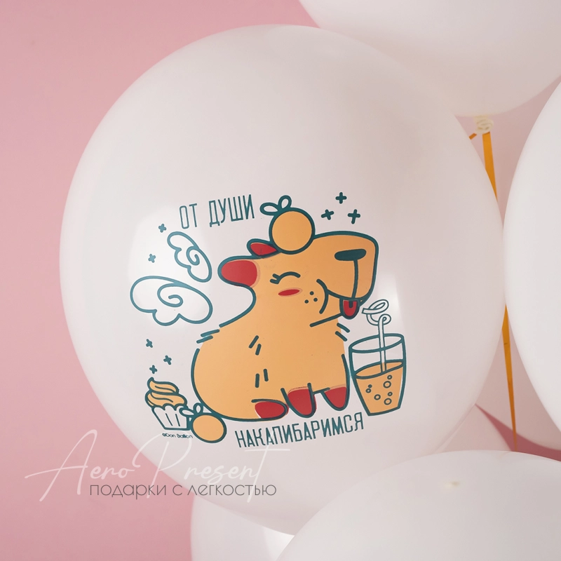 Воздушные шары "Капибара"
