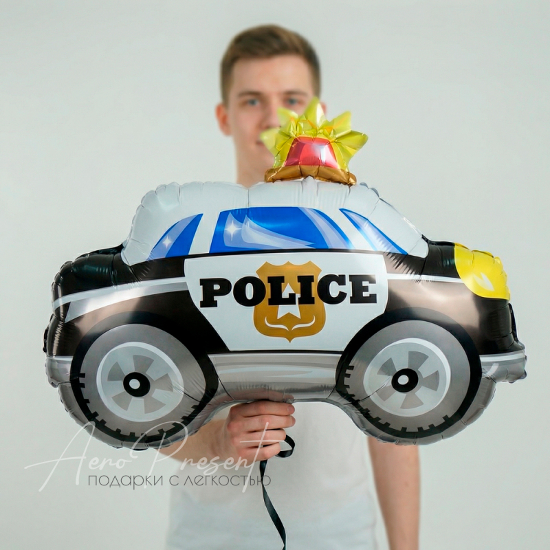 Фольгированный шар Фигура, Полицейская машина
