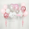 Набор шаров на выписку девочке "Воздушная нежность"