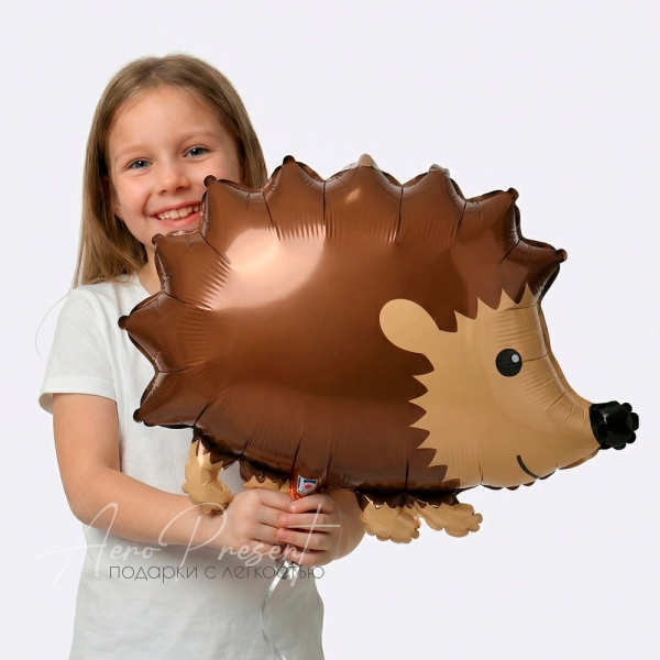 Ёжик, фольгированный шар