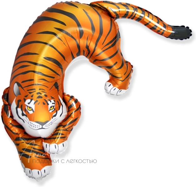 Тигр, фольгированный шар