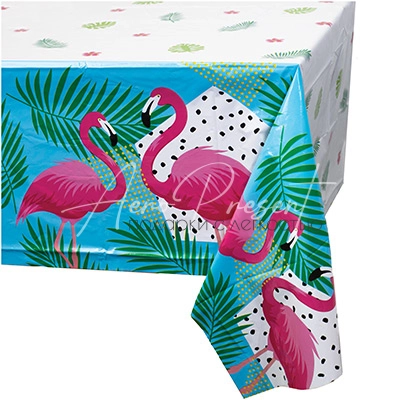 Скатерть п/э Фламинго 130х180см