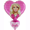 Сердце "Барби", фольгированный шар