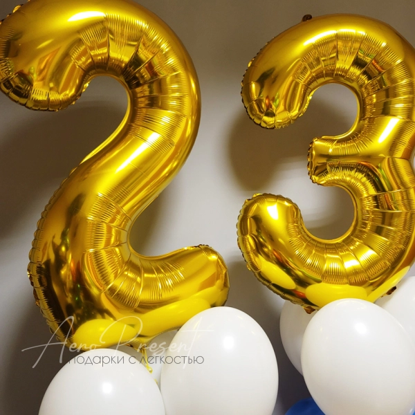 Букеты с цифрами на 23 февраля