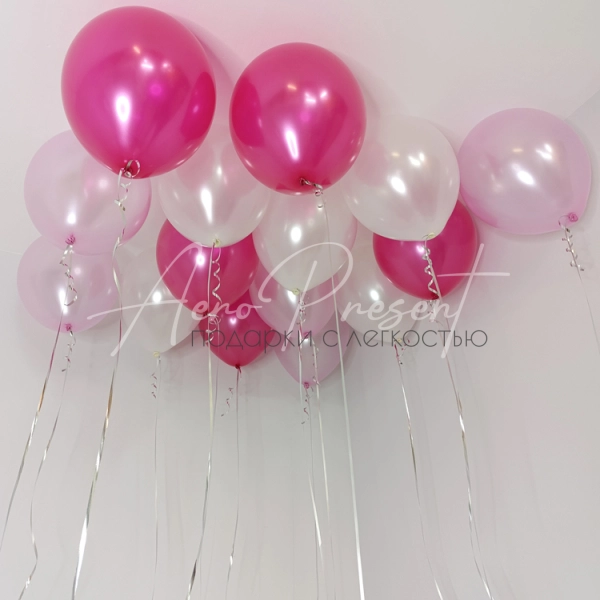 Жемчуг, Розовый, Фуксия металлик