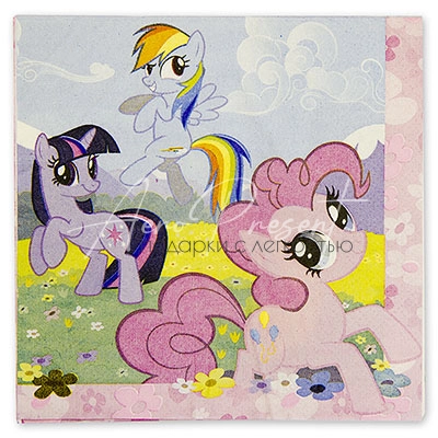 Салфетка My Little Pony 33см 16шт