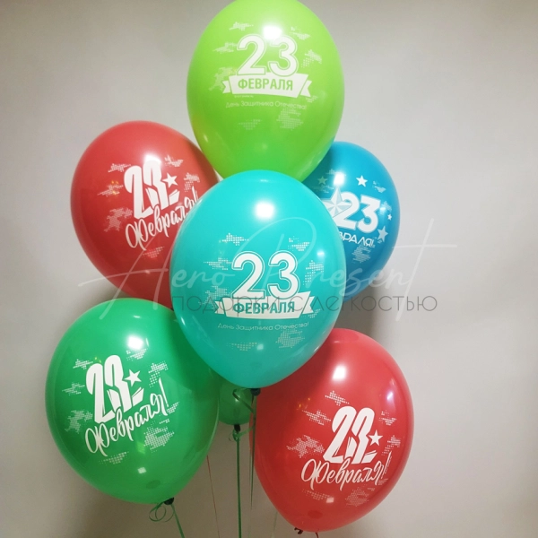 Шары "С днем защитника Отечества"