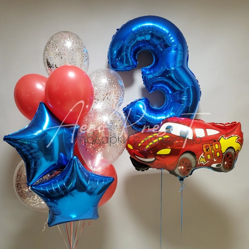 Набор озорной маквин и цифра