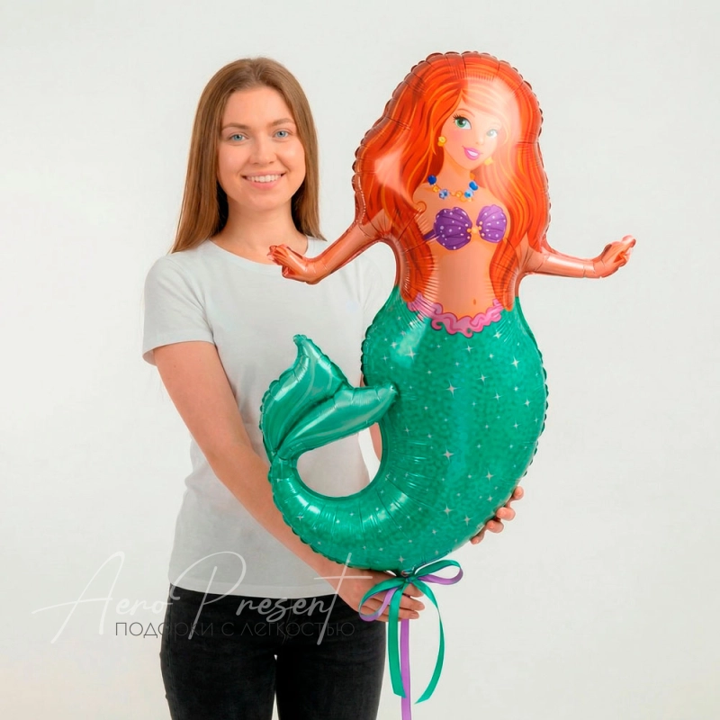 Русалочка, фольгированный шар