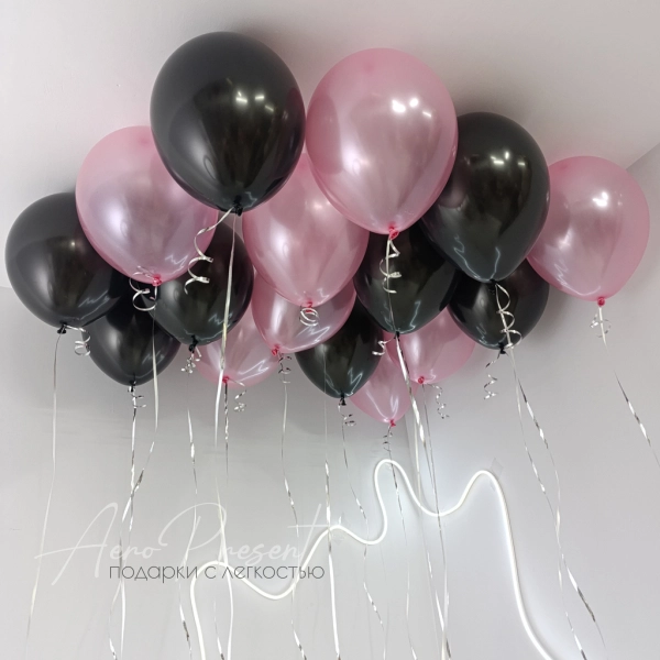 Микс на потолок "Черно-розовый"