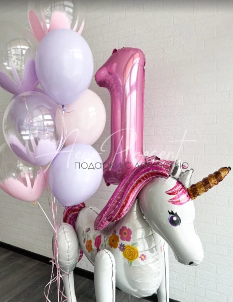 Набор на годик "Розовый единорог"