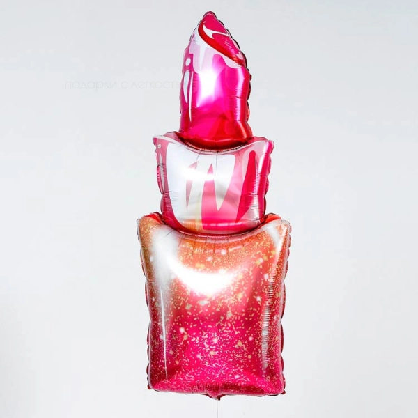 "Губная помада", фольгированный шар