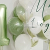 Комплект шаров на годик с цифрой "Шалфей"