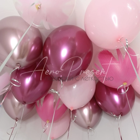 Микс шаров "Розовый шарм"
