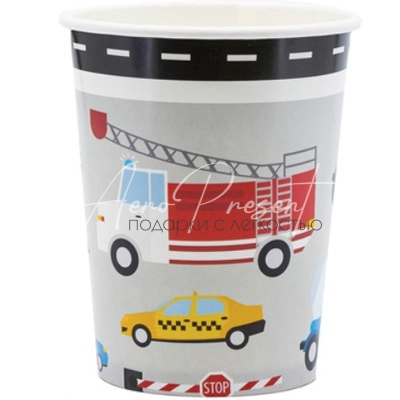 Стакан Машинки 250мл 6шт