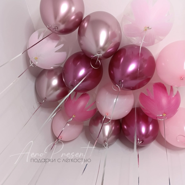 Микс шаров "Розовый шарм"