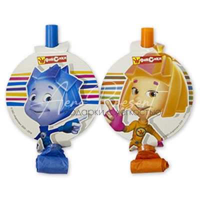 Язык-гудок с карт Фиксики 8шт