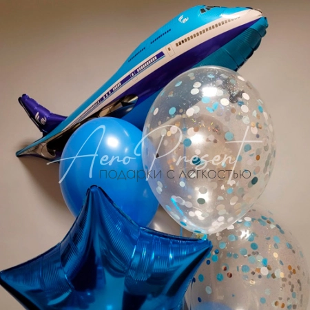 Букет "Синий Самолёт"