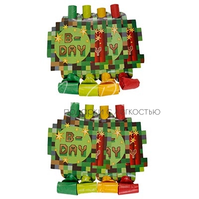 Язык с карточкой TNT Party 8шт