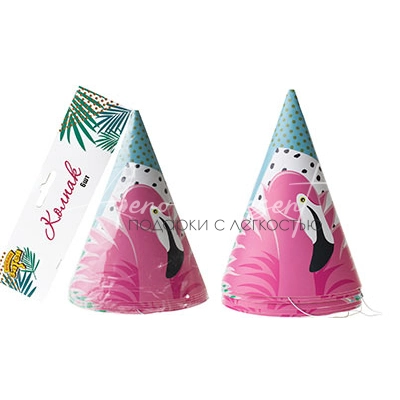 Колпак Фламинго 6шт