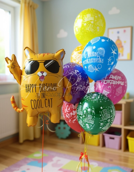 С Днём Рождения, крутой кот!