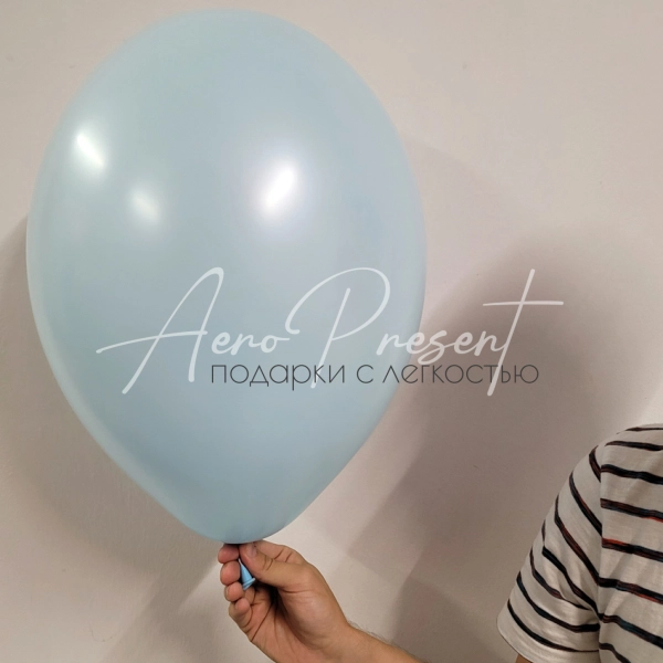 Голубой макарунс пастель