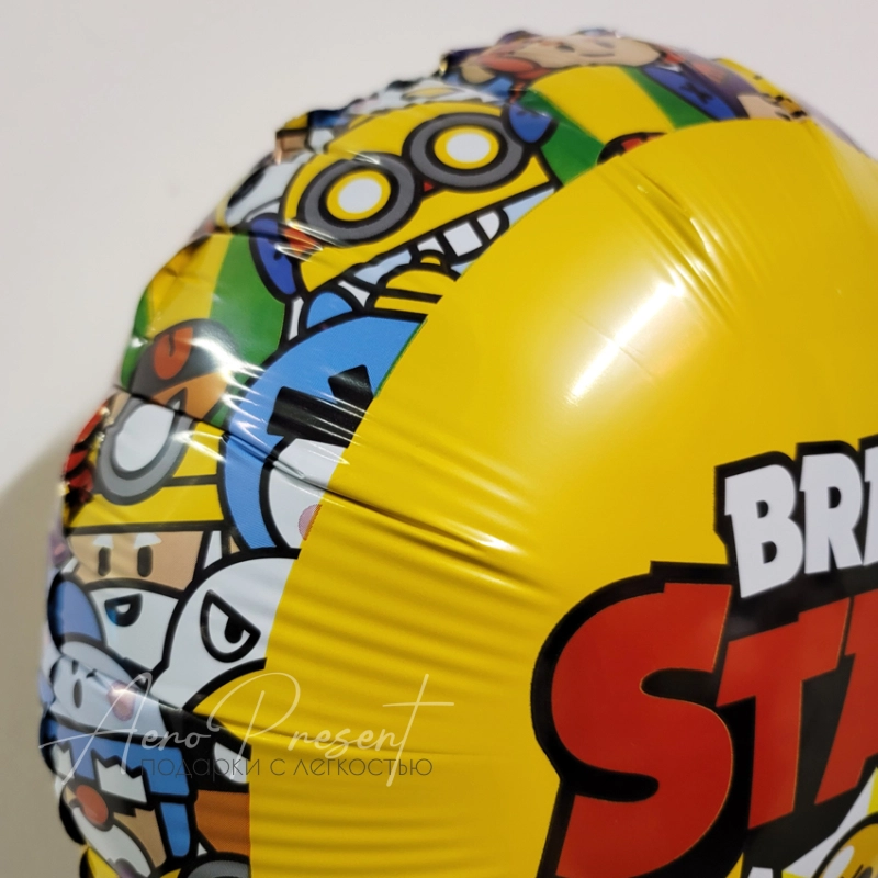 Герои Brawl Stars, фольгированный шар