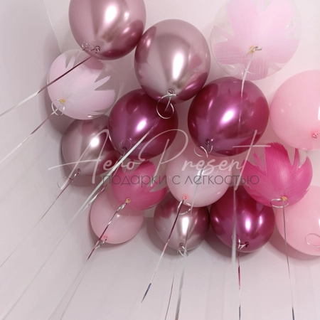 Микс шаров "Розовый шарм"