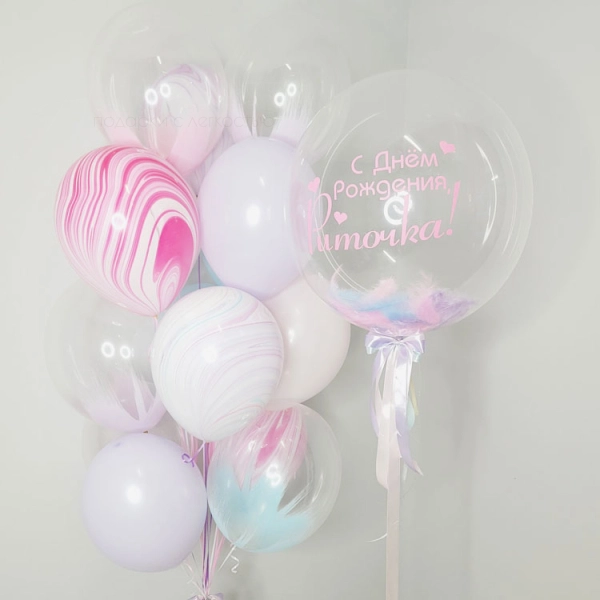 Набор шаров "Нежная радуга"