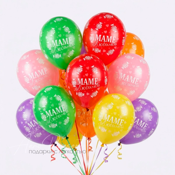 Любимой маме "Карамельки и сердца"