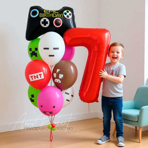 Набор "Игра в Майнкрафт с цифрой"