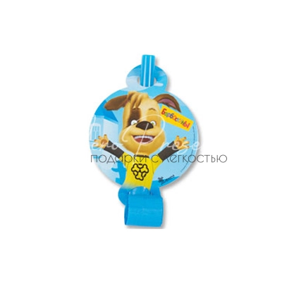 Язык-гудок с карт Барбоскины 6шт