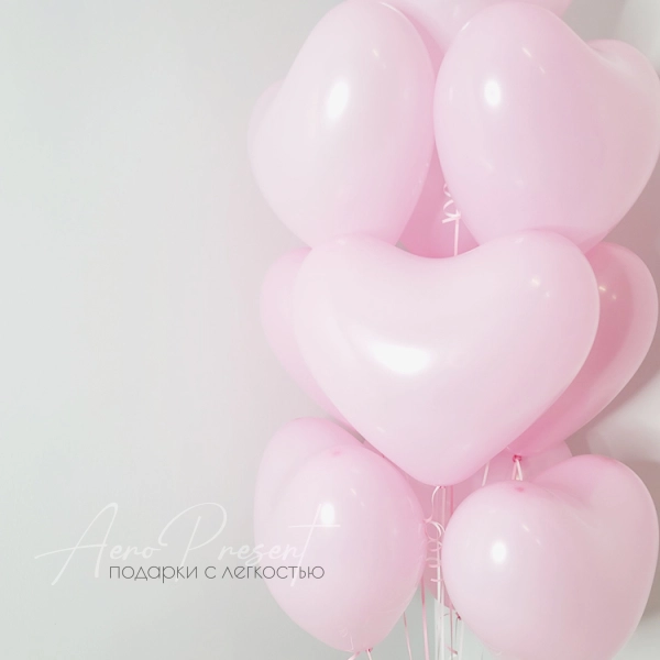 Фонтан розовых сердец