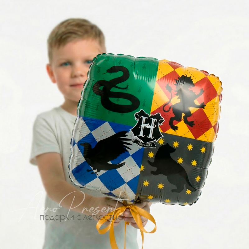 Факультеты Хогвартс, фольгированный шар