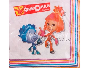 Салфетка Фиксики 33см 16шт