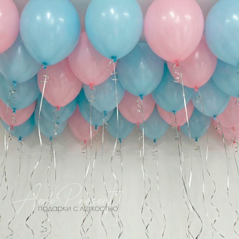 Розово голубой пастель, премиум