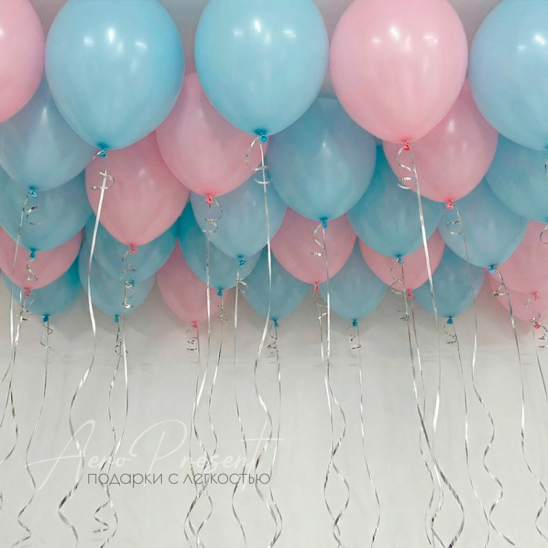 Розово голубой пастель, премиум